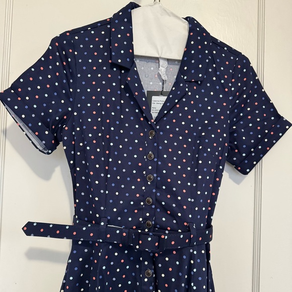 Modcloth Polka dot shirt dress - Picture 3 of 7